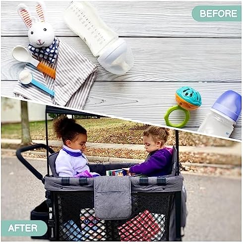 Stroller Wagon Cargo Net, Baby Stroller Organizer Mesh Cargo Net - Image 3