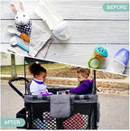Stroller Wagon Cargo Net, Baby Stroller Organizer Mesh Cargo Net - Image 3