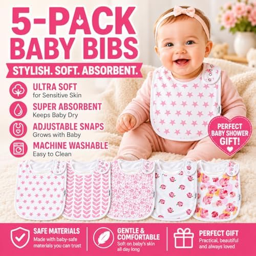 KiddyStar Premium Organic Cotton Bibs - Image 2