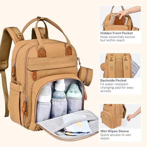 BabbleRoo Diaper Bag Backpack - Image 5