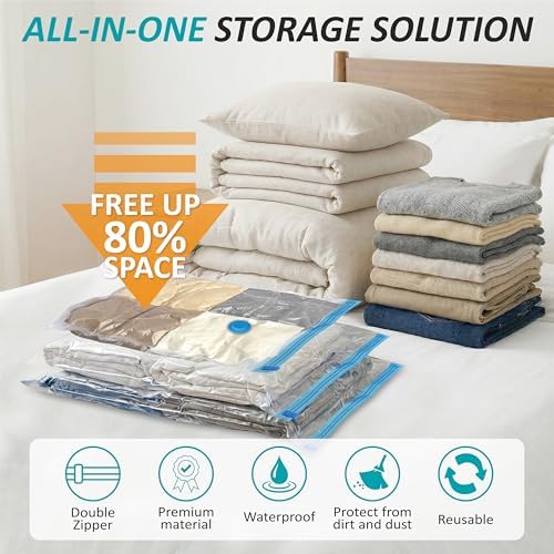 Vacuum Storage Bags with Hand Pump, Vacuum Seal Space Saver Bags, 35 Combo - Image 2