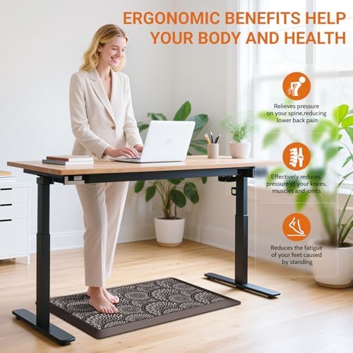 Mattitude 4/5 Inch Kitchen Mat, 20x32in Heavy Duty Ergonomic Comfort Foam - Image 6