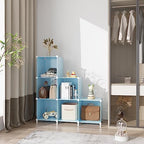 AWTATOS Cube Storage Organizer, Closet Organizers, 6 Cube Shelf - Image 2