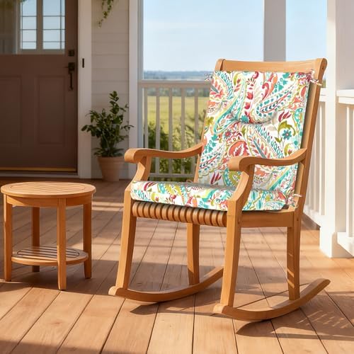 DYTXIII Outdoor High Back Chair Cushions Set of 2, 44x20 in Water Repellent - Image 2