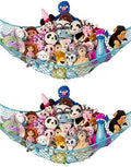 Large Stuffed Animal Storage Hammock 2 Pack | Holds 12 lbs | Corner Stuffed by LillysLove