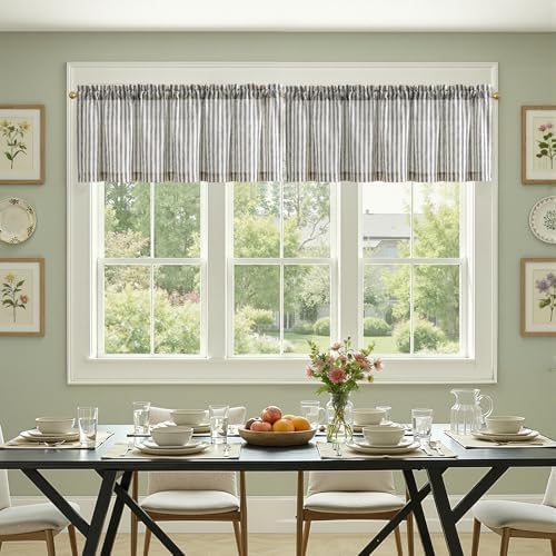 jinchan Linen Boxter Stripe Valances - Image 4