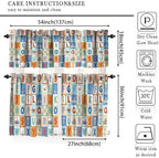Kids Alphabet Window Valance, Cartoon Alphabet Animals Learning Daycare - Image 5