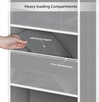 Univivi Fabric Over Door Hanging Organizer - Image 5