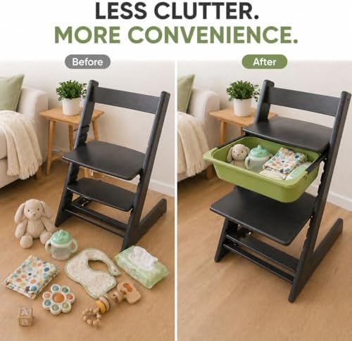 Storage Adapter for Stokke Tripp Trapp – Fits IKEA Trofast Bins | 18cm - Image 4