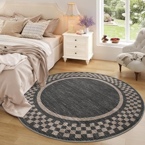 GarveeHome 4ft Washable Round Rug - Image 3