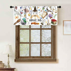 Magical Wizard Window Valance, Witchy Witchcraft Magic Book Mysterious Wizard - Image 2