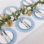 SHACOS 100 PCS Round Paper Placemats 13 inch Disposable Paper Place Mats - Image 4