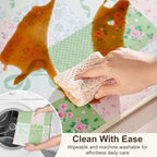 Basumee Splat Mat for Under High Chair, Waterproof & Mess-Proof Floor Mat - Image 3