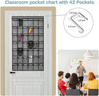 SAVERHO 42 Pocket Classroom Pocket Chart - Image 4