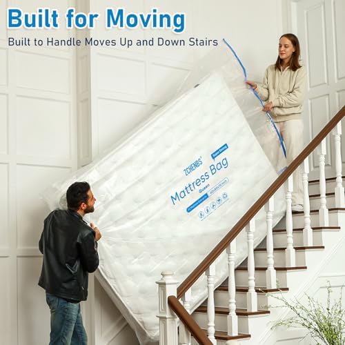 ZCHENBS® - Queen Mattress Bags for Moving, Waterproof Mattress Storage Bag - Image 2