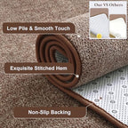 Keeko 5x8 Area Rugs for Living Room, Soft Washable Memory Foam Bedroom Rug - Image 2