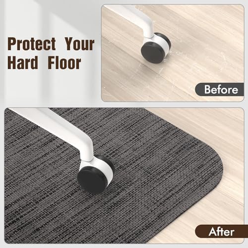 Blvornl Office Chair Mat for Hardwood Floor, Computer Chair Mat, Large - Image 6
