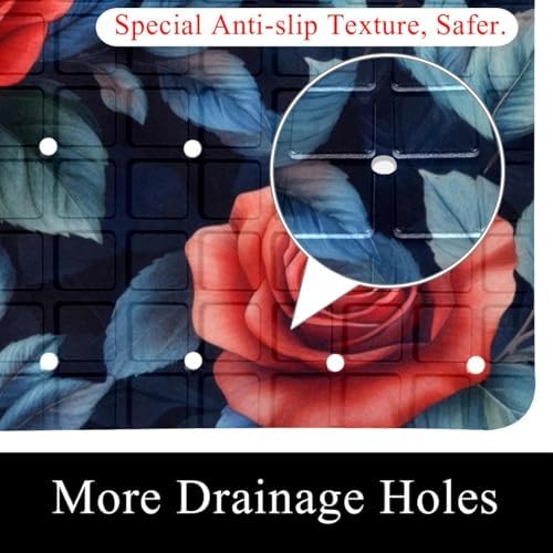 Non Slip Shower Mat Bathtub Mat 15.1x26.8 Inch, Quick Dry Bath Mat - Image 2