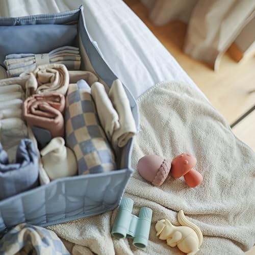 mushie Baby Diaper Caddy | Newborn Essentials Organizer - Image 5
