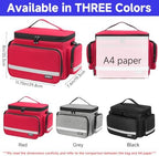LEFOR·Z Small Medical Bag, First Aid Bag Empty, Home Health Nurse Bag - Image 2