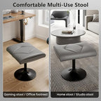 VECELO Foot Rest Under Desk Ottoman, PU Height Adjustable Footrest - Image 4