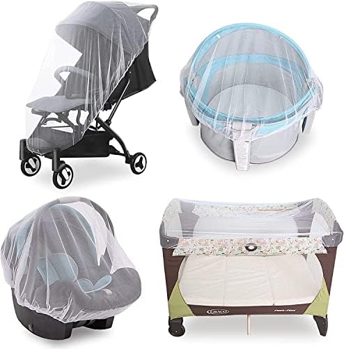 2 Pack Baby Mosquito Net for Stroller, Bug Net and Mesh Protection by LoveHome%C2%B7LoveLife