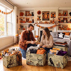 4 Pcs Vintage Halloween Storage Basket - Image 5