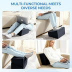 3-Level Adjustable Foot Rest for Under Desk at Work, 17x11.2x17 Inch - Image 4