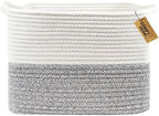 COMFY-HOMI Square Woven Cotton Rope Basket by COMFY-HOMI
