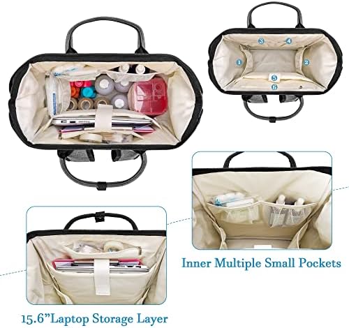 LoDrid Nurse Bag, Heavy Duty Nurse Work Backpack - Image 2
