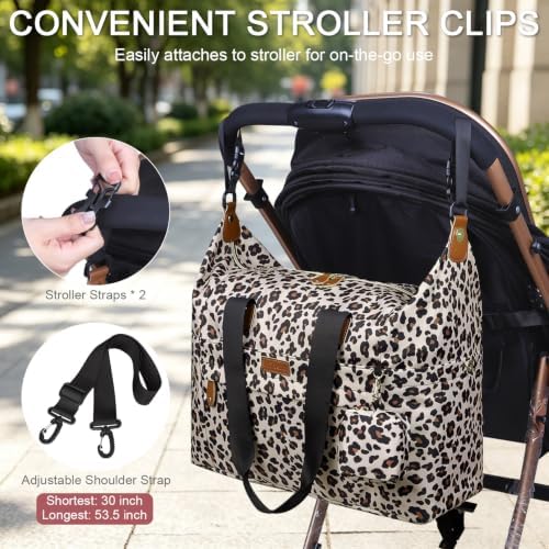 Pritent Diaper Bag Tote Waterproof Maternity Baby Bags - Image 5