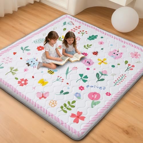 RONGFA Baby Play Mat for Floor, Playpen Mat for Toddlers Infant Kids, Machine - Image 7