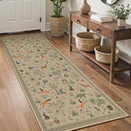 BESBLEE 2X8 Washable Kitchen Runner Rug, Animal Non Slip - Image 2