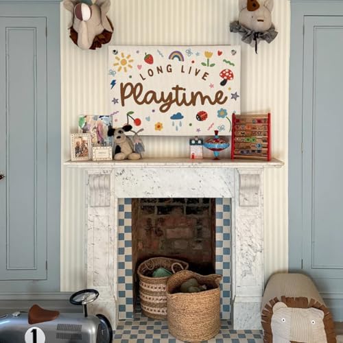 Playroom Kids Wall Decor Long Live Playtime Whimsical Classroom - Image 3
