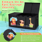 Kids Toy Box Chest with Lid - Image 3