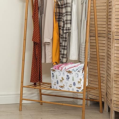 NTAOHAMPER Rectangular Storage Basket, Books Box, Gift Basket, Room Decor - Image 4