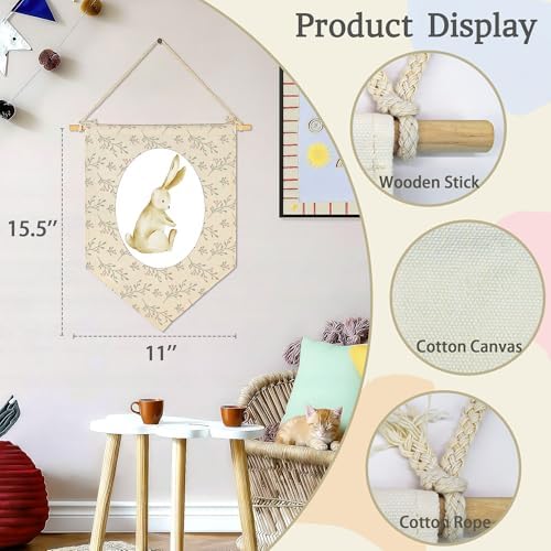 Rabbit Theme Nursery Baby Room Playroom Kids Room Wall Decoration-Baby - Image 6
