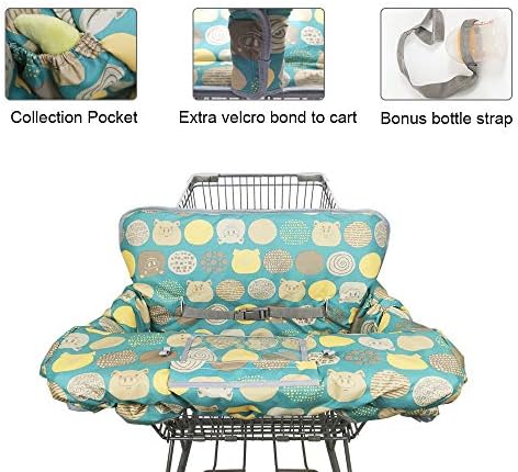 Shopping Cart Covers for Baby Girl boy, High Chair Cover for Toddler, Grocery - Image 4