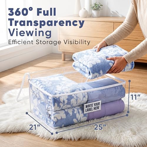 Masirs Clear Blanket Storage Bag - Image 2