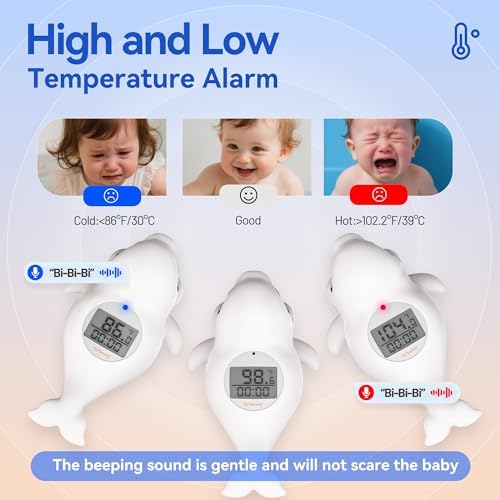 Baby Bath Thermometer for Tub, Digital Infants Water Temperature, LCD Display - Image 3