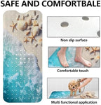 LNOND Summer Beach Bathtub Mat Non Slip, 40 X 16 Inch Tub Mat - Image 6