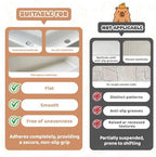 Baby Bath Mat for Kids Toddler 30"x18" Non Slip Bathtub Mat Brown - Image 3