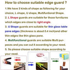 M2cbridge U Shape Furniture Table Edge Protectors Foam 6.5FT - Image 5