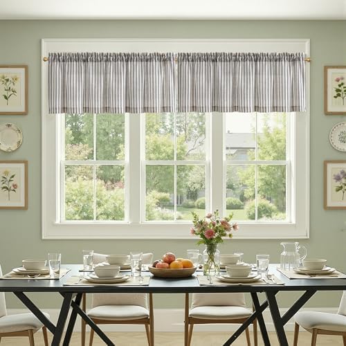jinchan Linen Boxter Stripe Valances - Image 3