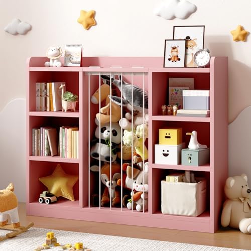 Toy Storage Organizer with 6 Cube, Stuffed Animal Storage by LEFURTURE