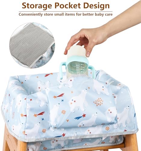 High Chair Cover for Baby Restaurant: Sprouterie Baby Highchair Covers for - Image 4