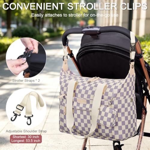 Pritent Diaper Bag Tote Waterproof Maternity Baby Bags - Image 5
