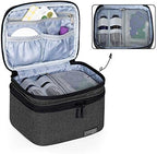 LUXJA Double-Layer Essential Oil Case Holds 20 Bottles - Image 2
