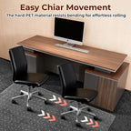 AiBOB Office Chair Mat for Carpet, Easy Chair Movement Hard Clear Carpet Chair - Image 6