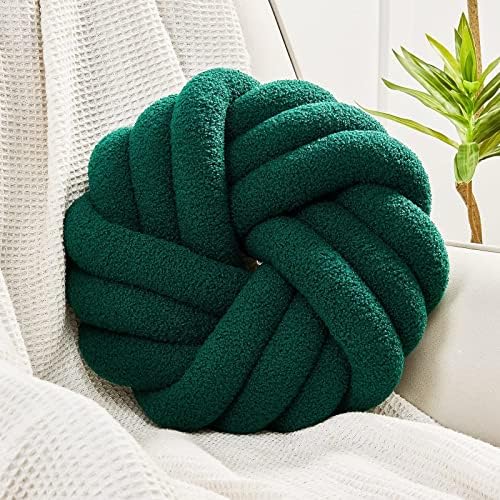 Uvvyui Knot Pillows, 14 Inch Decorative Throw Pillows Round Pillows Cushion by Uvvyui
